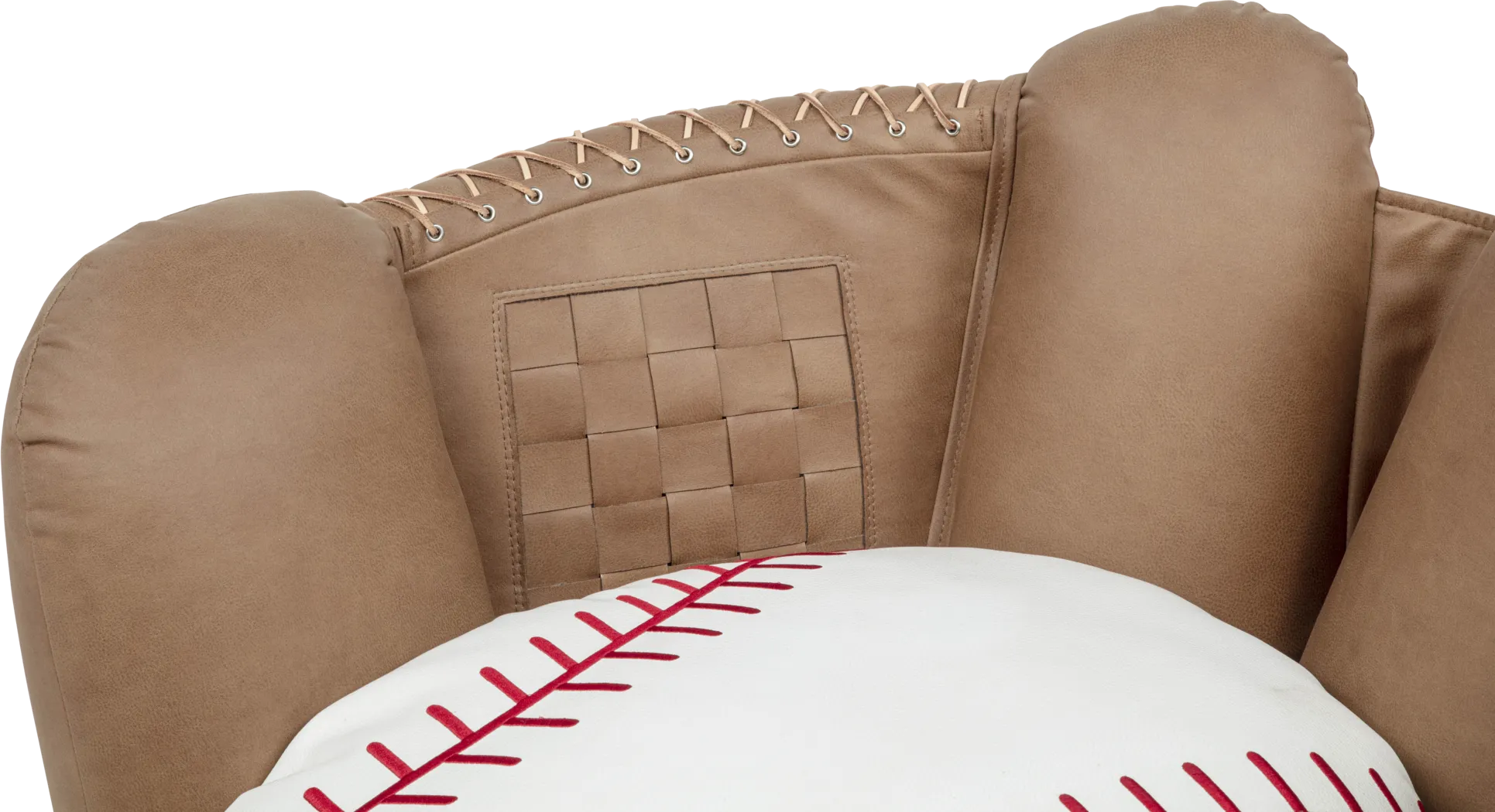 Kids Sports Zone 3.0 Brown Glove Swivel Chair - Thumbnail - Image 4
