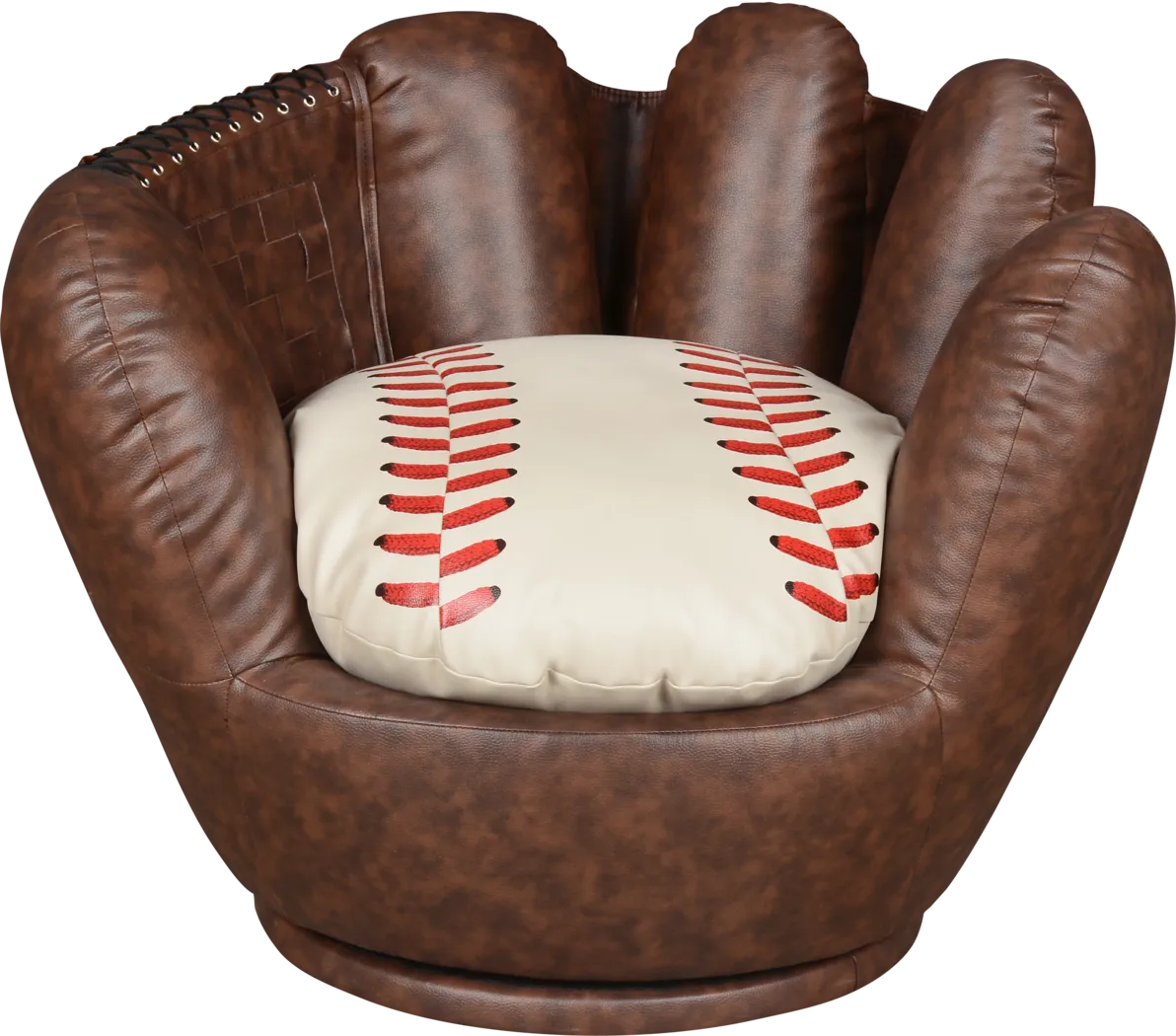 Kids Sports Zone Brown Glove Chair - Thumbnail - Image 2