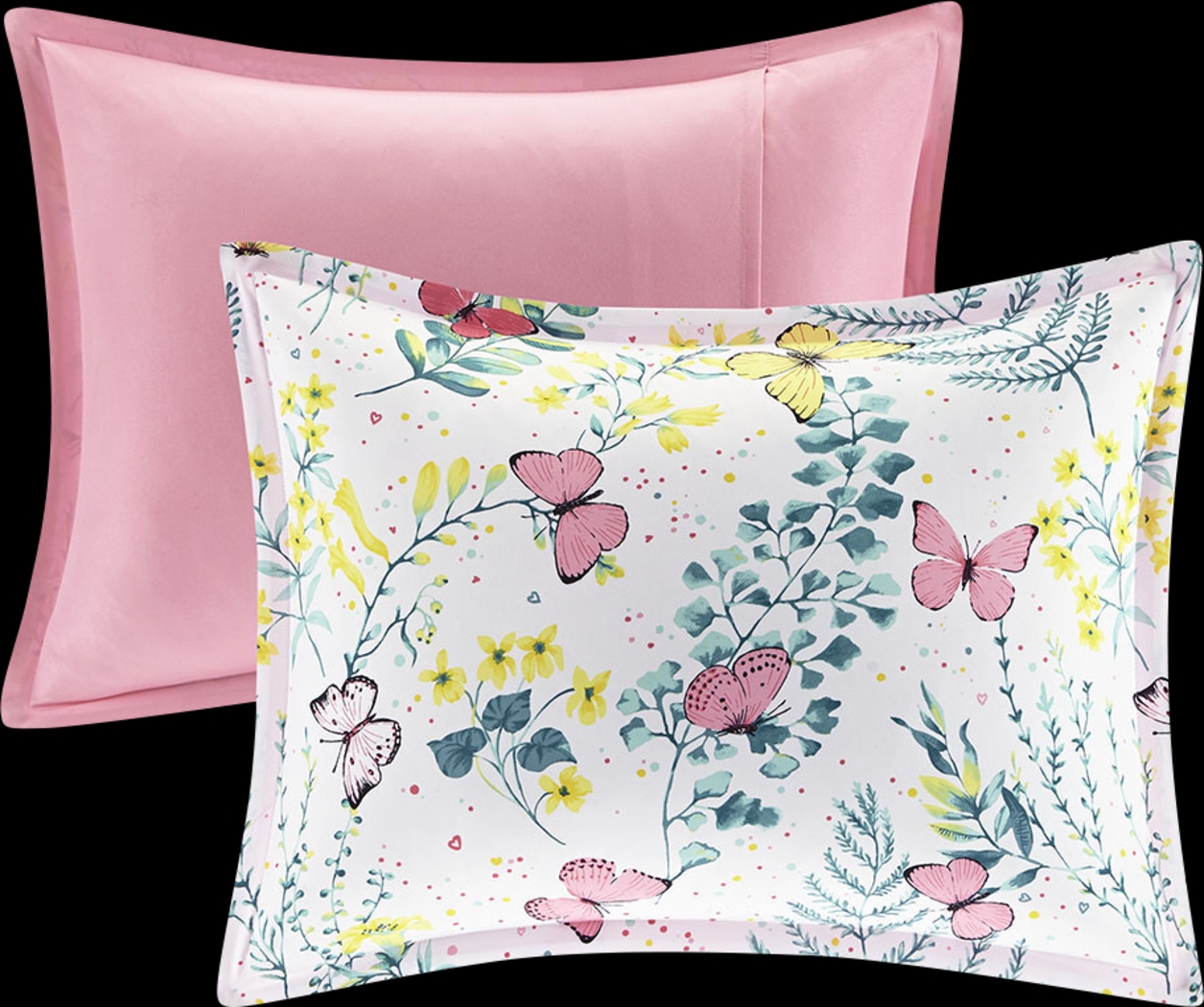 Kids Spring Butterflies Pink Twin Comforter Set - Thumbnail - Image 6
