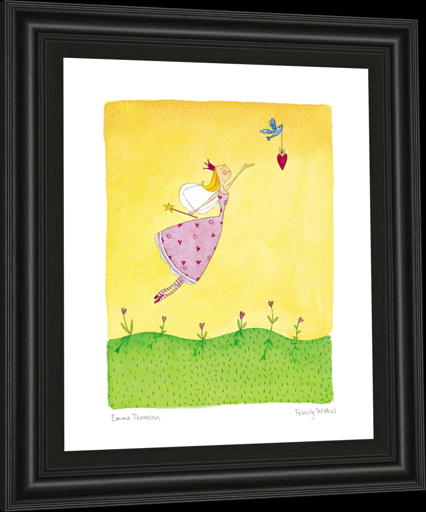 Kids Spring Fairy Yellow Artwork - Thumbnail - Image 1