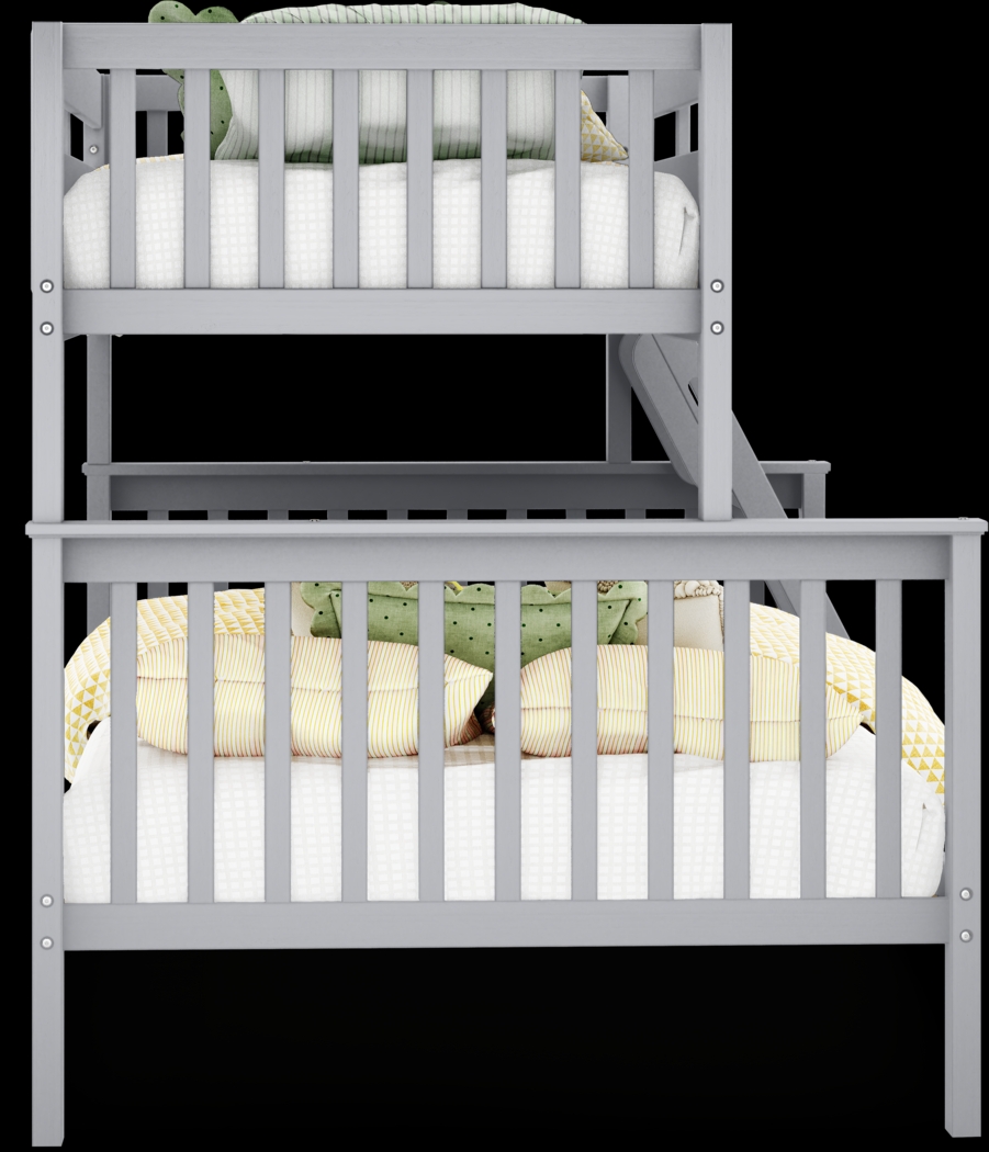 Kids Springtown 6 Pc Gray Wash Twin/Full Bunk Bedroom - Thumbnail - Image 4