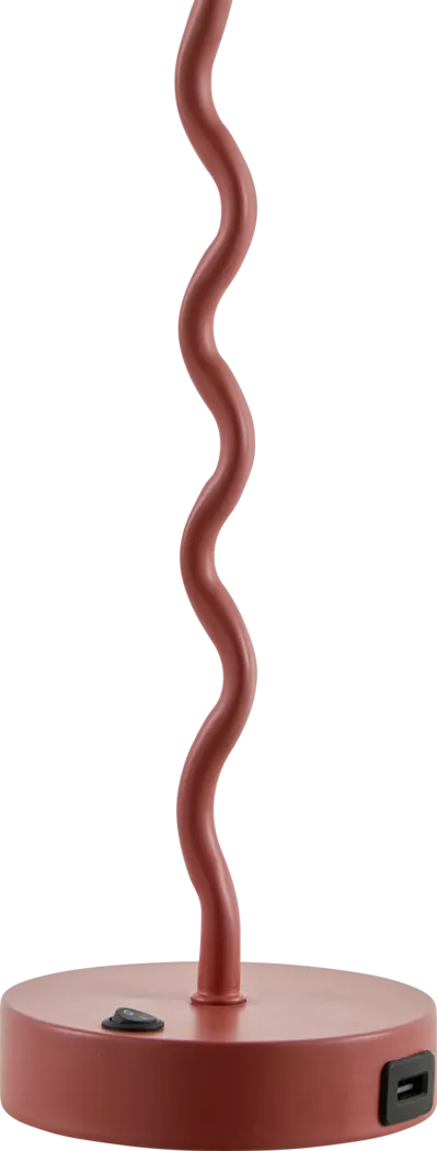 Kids Squiggly Lane Red Lamp, Set of 2 - Thumbnail - Image 3