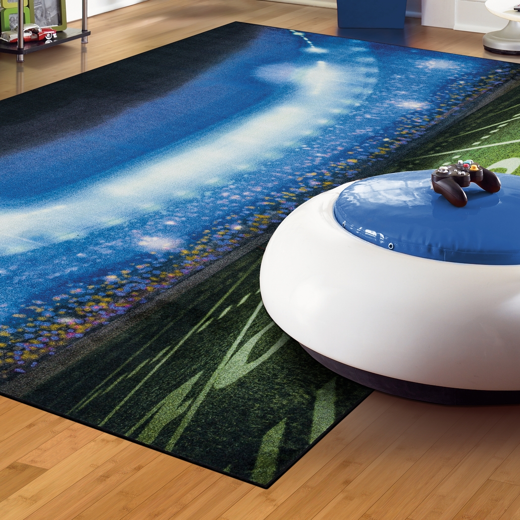 Kids Stadium Stars Multi 3'4 x 5' Rug - Thumbnail - Image 8