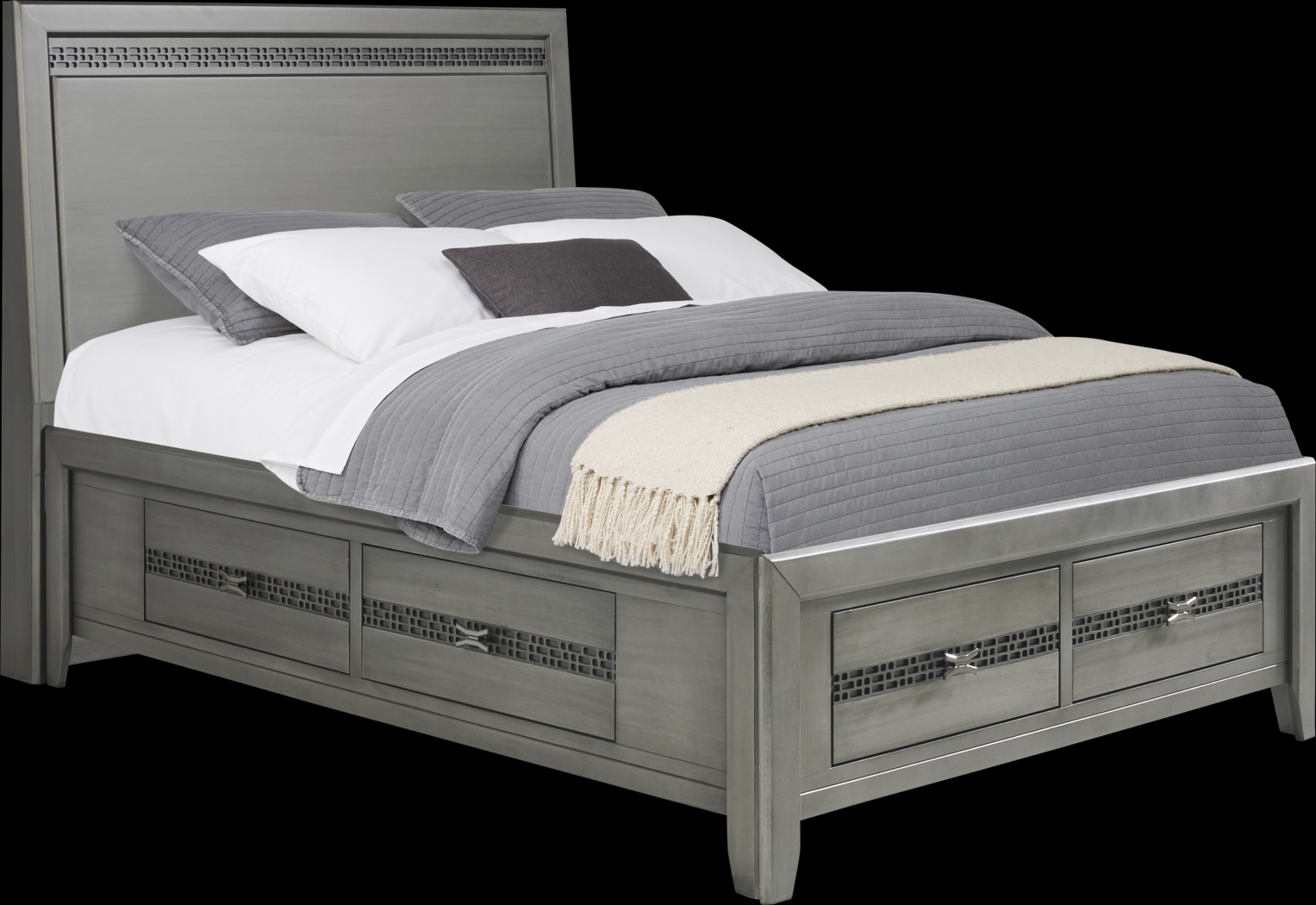 Kids Star Wars Carbonite Gray 5 Pc Full Storage Bedroom - Thumbnail - Image 2