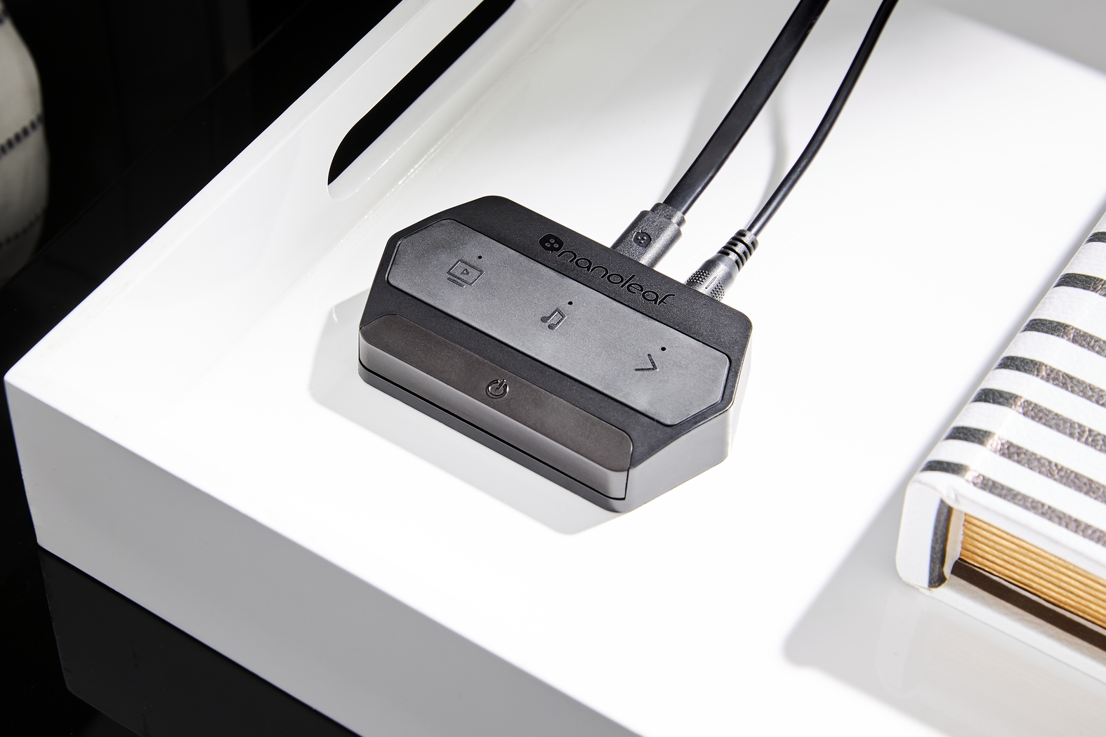 Star Wars Black Lighted Bedroom with Millennium Falcon Lightspeed Carbonite Full Platform Bed - Thumbnail - Image 4