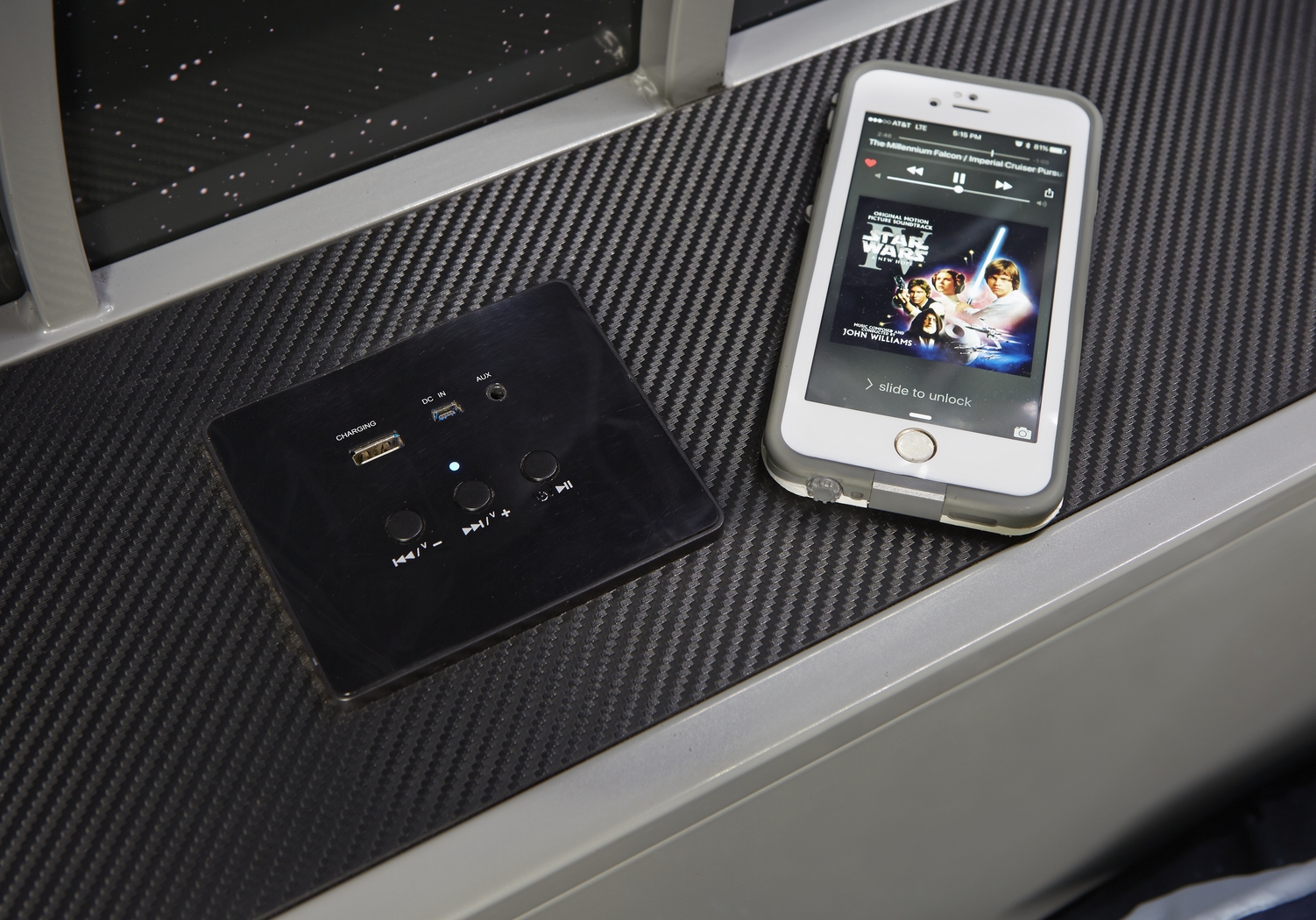 Kids Star Wars Millennium Falcon Gray 5 Pc Twin Bedroom - Thumbnail - Image 4