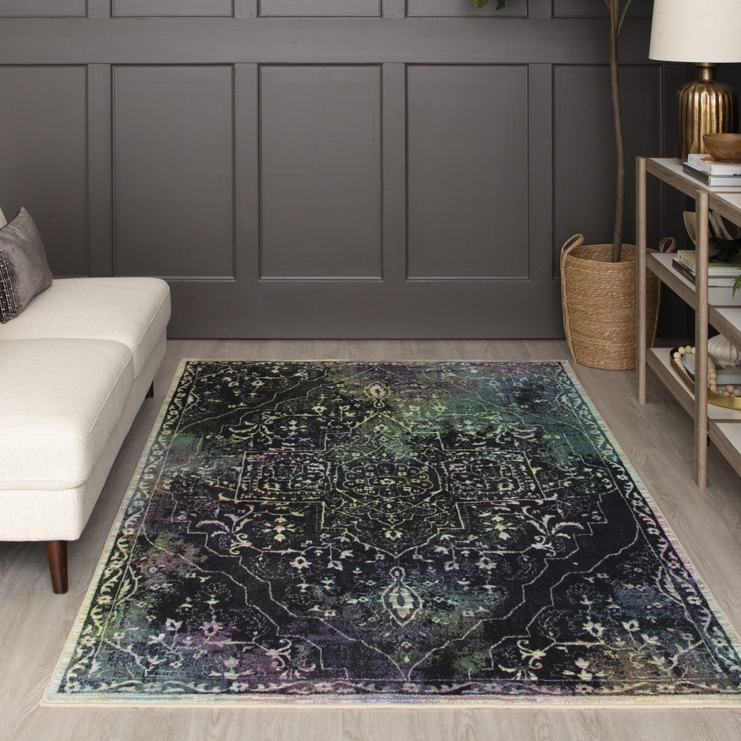 Kids Starcloud Charcoal 4' x 6' Rug - Thumbnail - Image 2