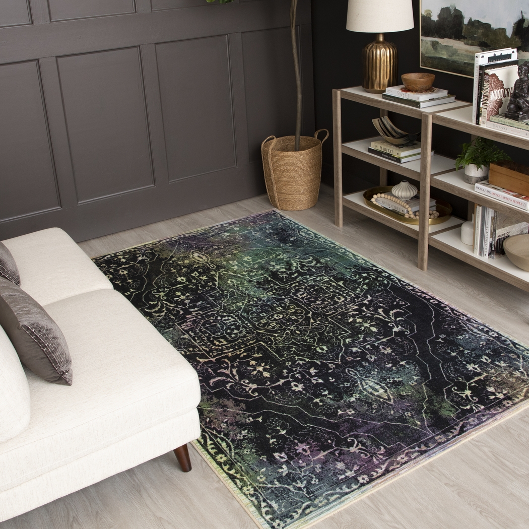 Kids Starcloud Charcoal 4' x 6' Rug - Thumbnail - Image 3