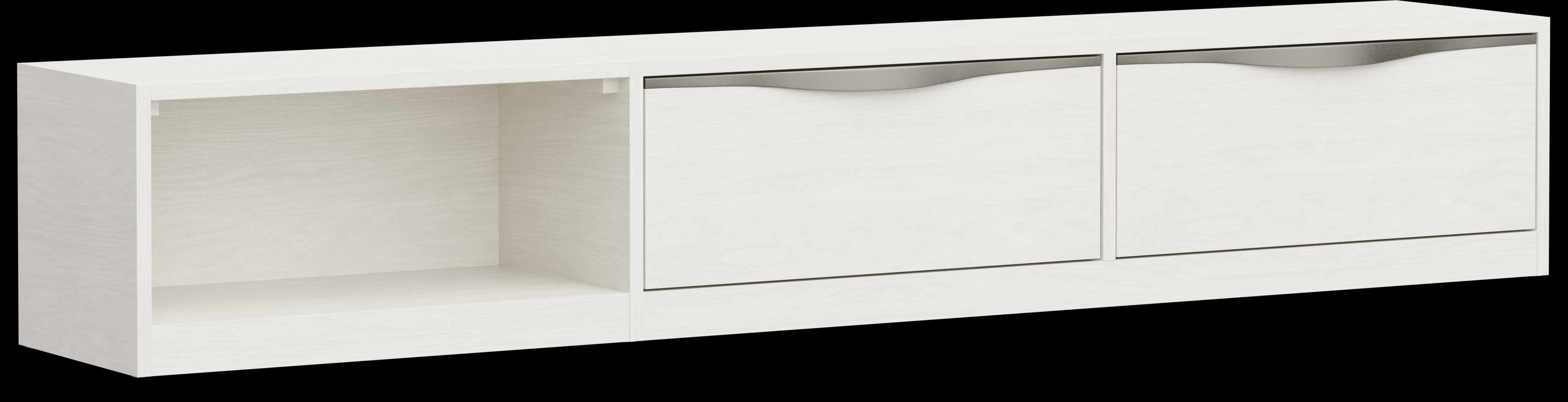 Kids Stardust Pearlized White Reversible Underbed Storage Unit - Thumbnail - Image 1