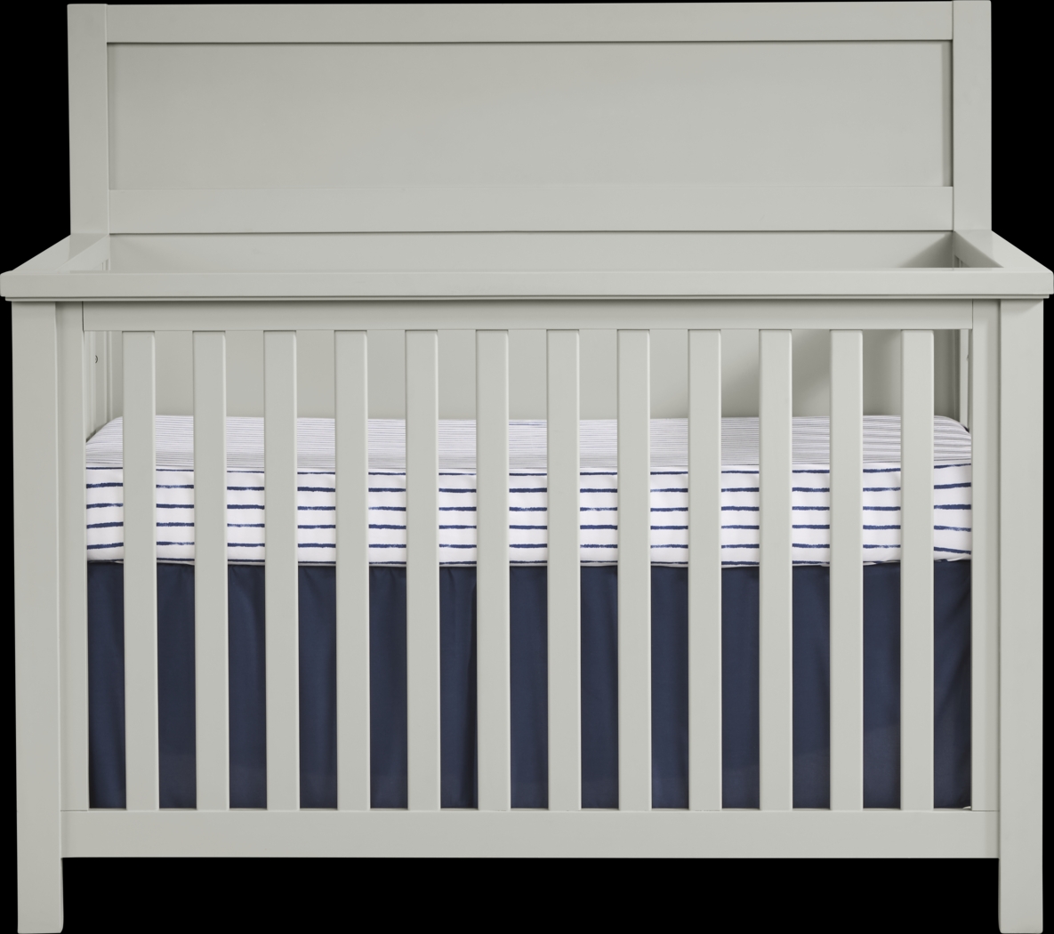 Kids Starry Dreams Gray 6 Pc Nursery with Toddler & Conversion Rails - Thumbnail - Image 4