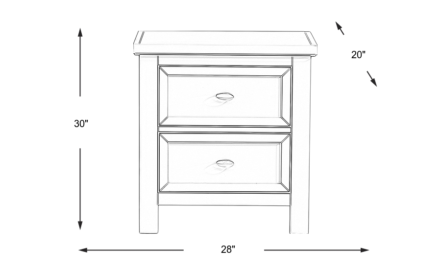 Dimension Image. Please refer to the Dimension Tab on this page for dimension details.