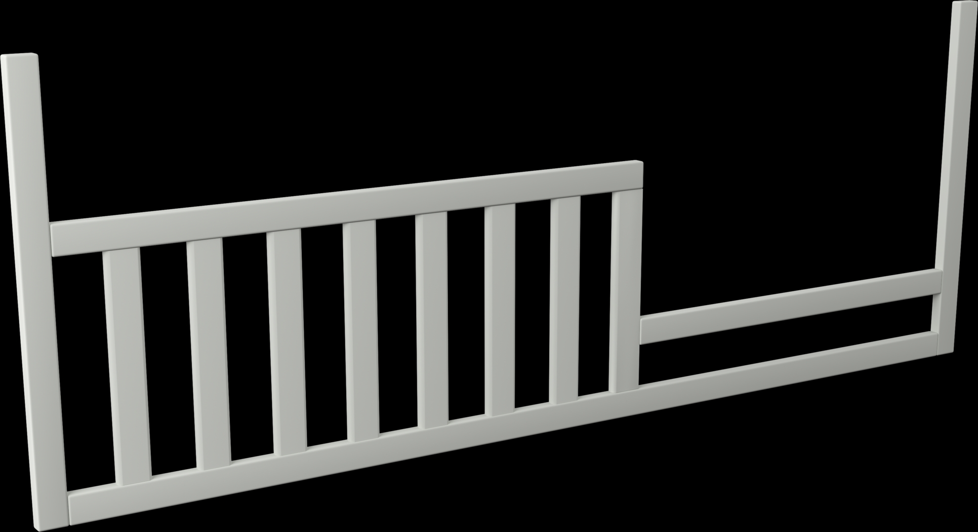 Kids Starry Dreams Gray 6 Pc Nursery with Toddler & Conversion Rails - Thumbnail - Image 11