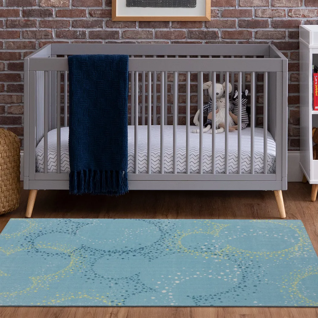 Kids Disney's Starry Dreams Mickey Mouse Blue 3' x 5' Rug - Thumbnail - Image 4