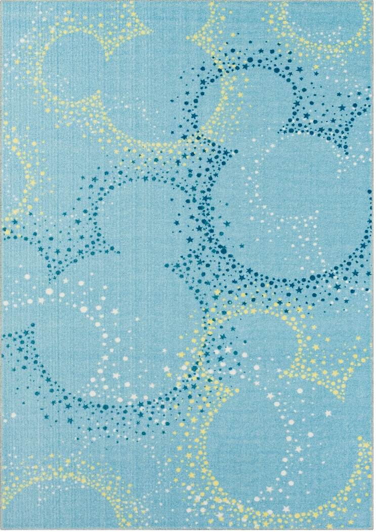 Kids Disney's Starry Dreams Mickey Mouse Blue 5 x 8 Rug - Thumbnail - Image 1