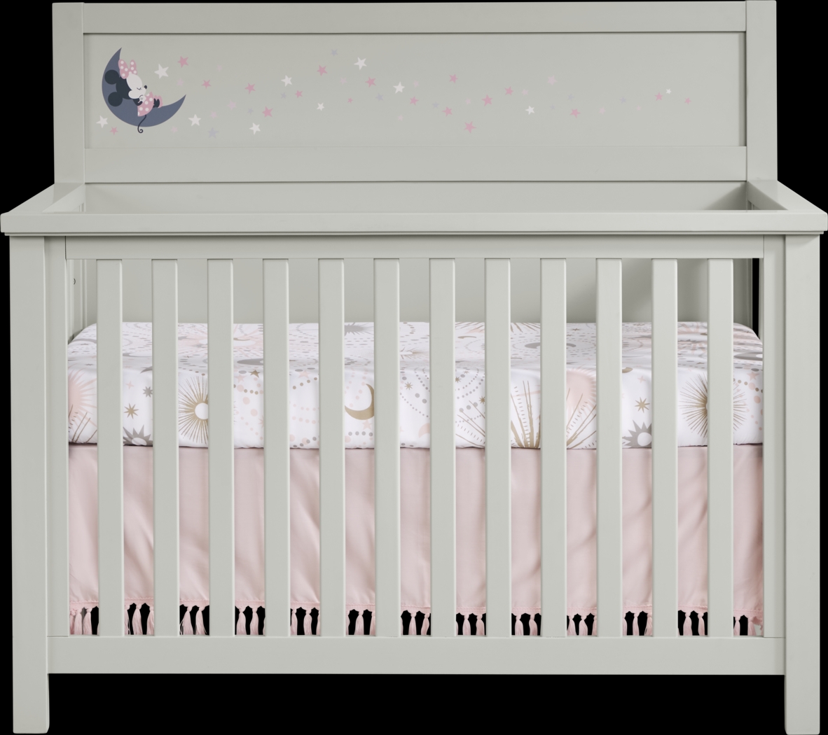 Disney Baby Starry Dreams with Minnie Mouse Gray Convertible Crib - Thumbnail - Image 1