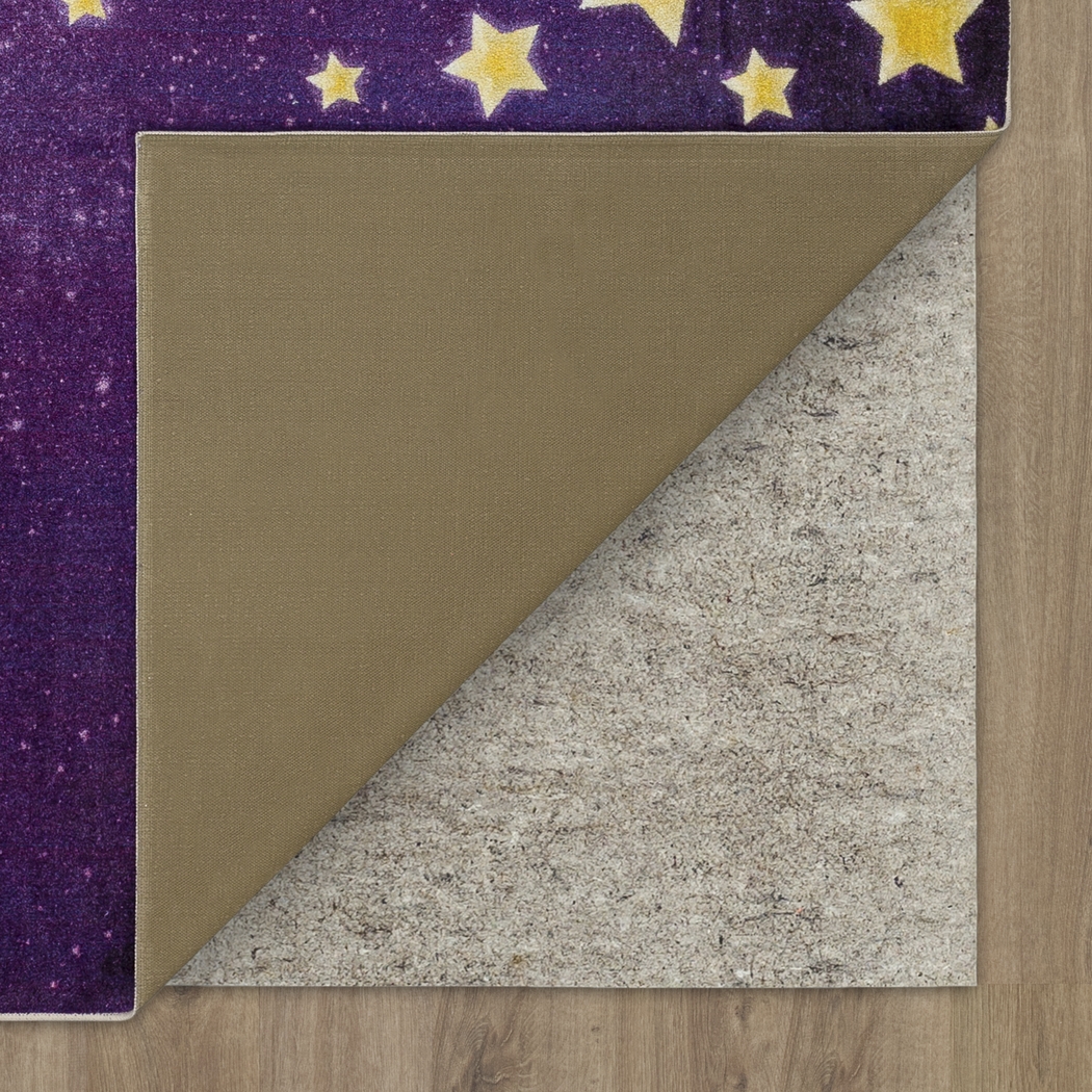 Kids Starry Sky Purple 3'4 x 5' Rug - Thumbnail - Image 5