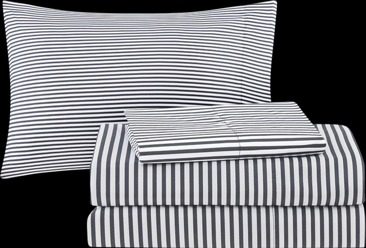 Kids Stars at Night Charcoal 6 Pc Twin Comforter Set - Thumbnail - Image 2