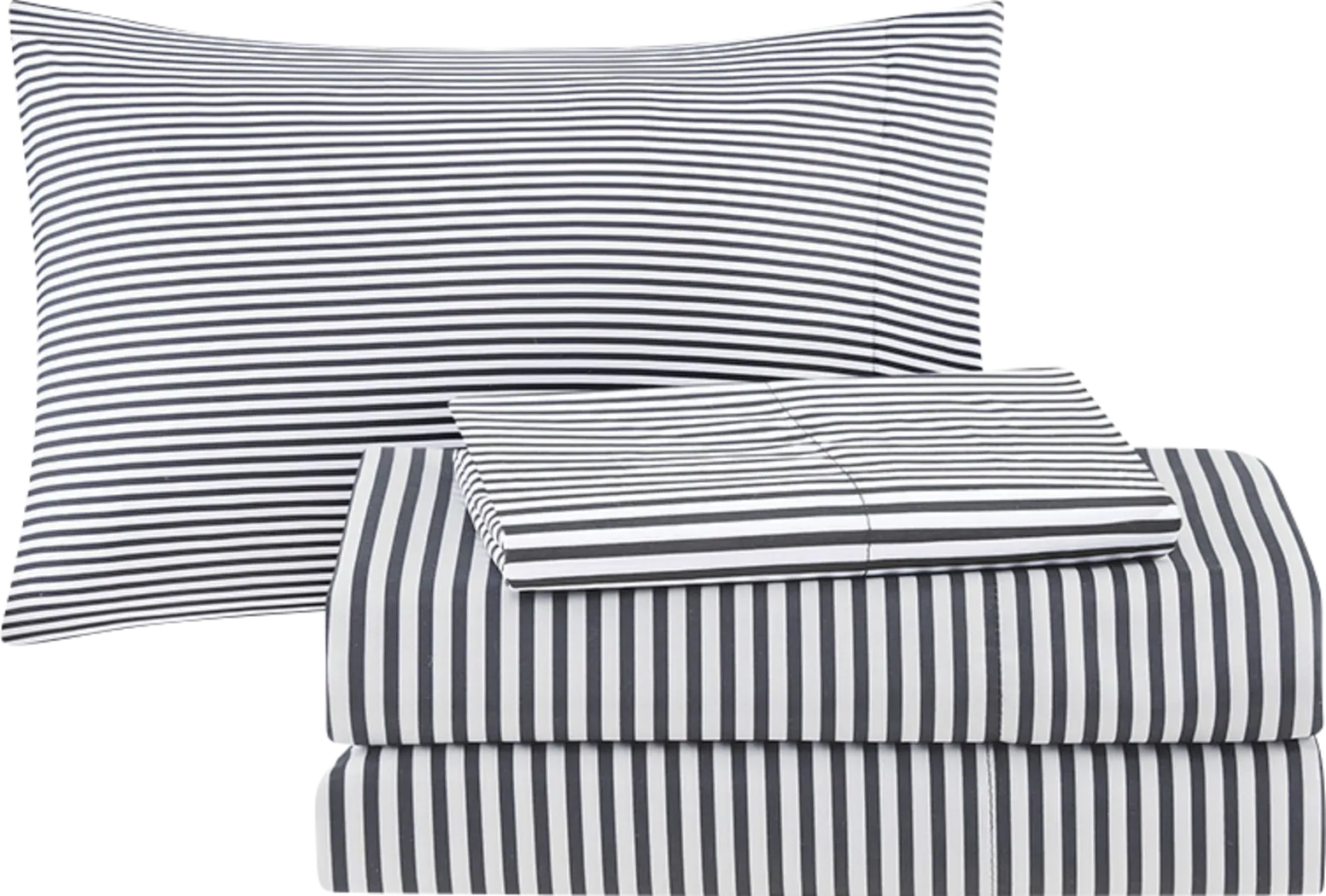 Kids Stars at Night Charcoal 8 Pc Full Comforter Set - Thumbnail - Image 2