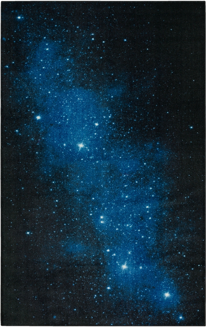 Kids Stellar Nights Blue 5' x 8' Rug' - Thumbnail - Image 1