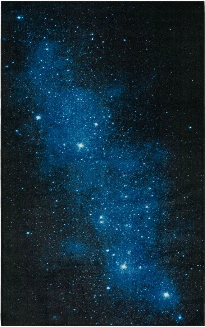 Kids Stellar Nights Blue 8' x 10' Rug' - Thumbnail - Image 1