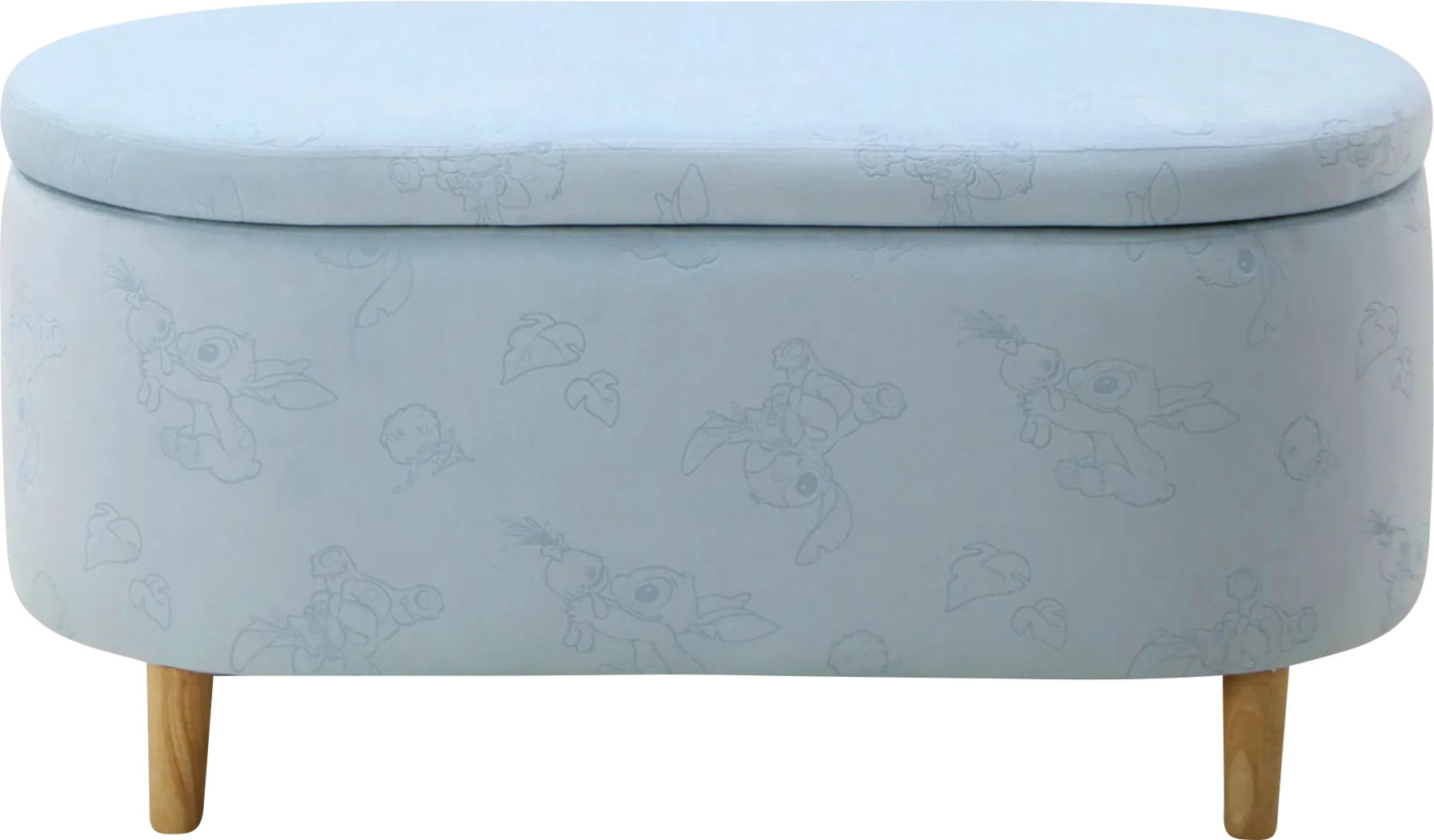 Kids Stitch Blue Storage Bench - Thumbnail - Image 2