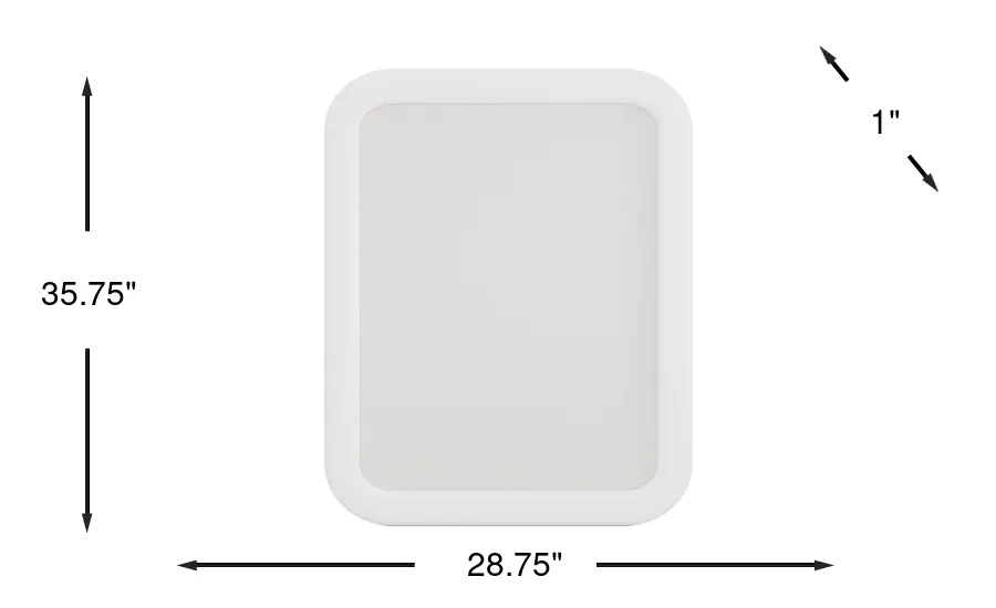 Dimension Image. Please refer to the Dimension Tab on this page for dimension details.