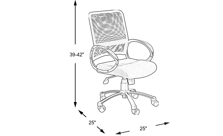 Dimension Image. Please refer to the Dimension Tab on this page for dimension details.