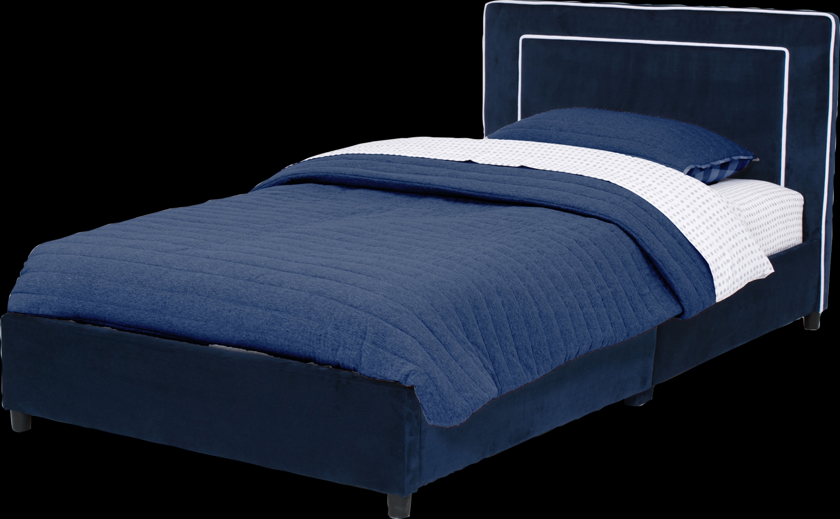 Kids Suaba Navy Twin Bed - Thumbnail - Image 8