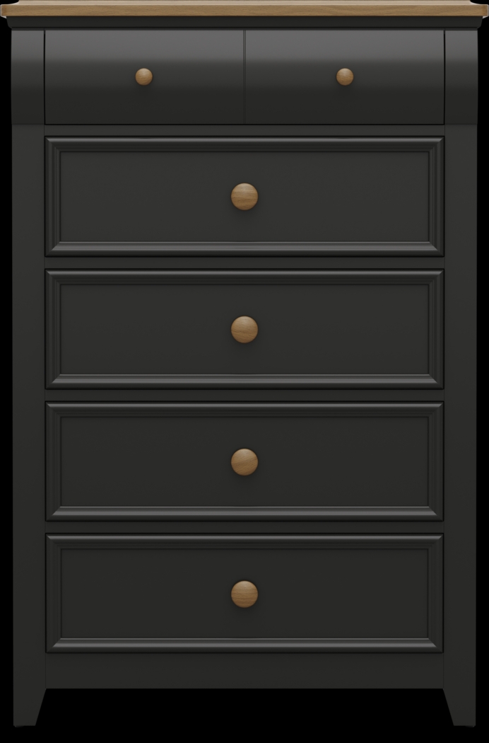 Kids Sugar Hollow Black Full Panel Bedroom - Thumbnail - Image 4