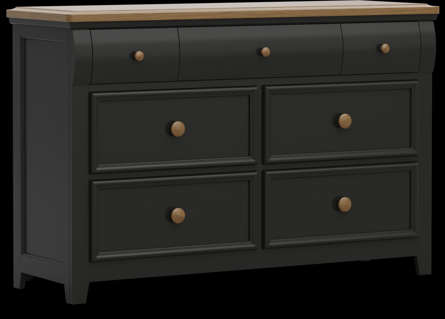 Kids Sugar Hollow Black Full Panel Bedroom - Thumbnail - Image 5