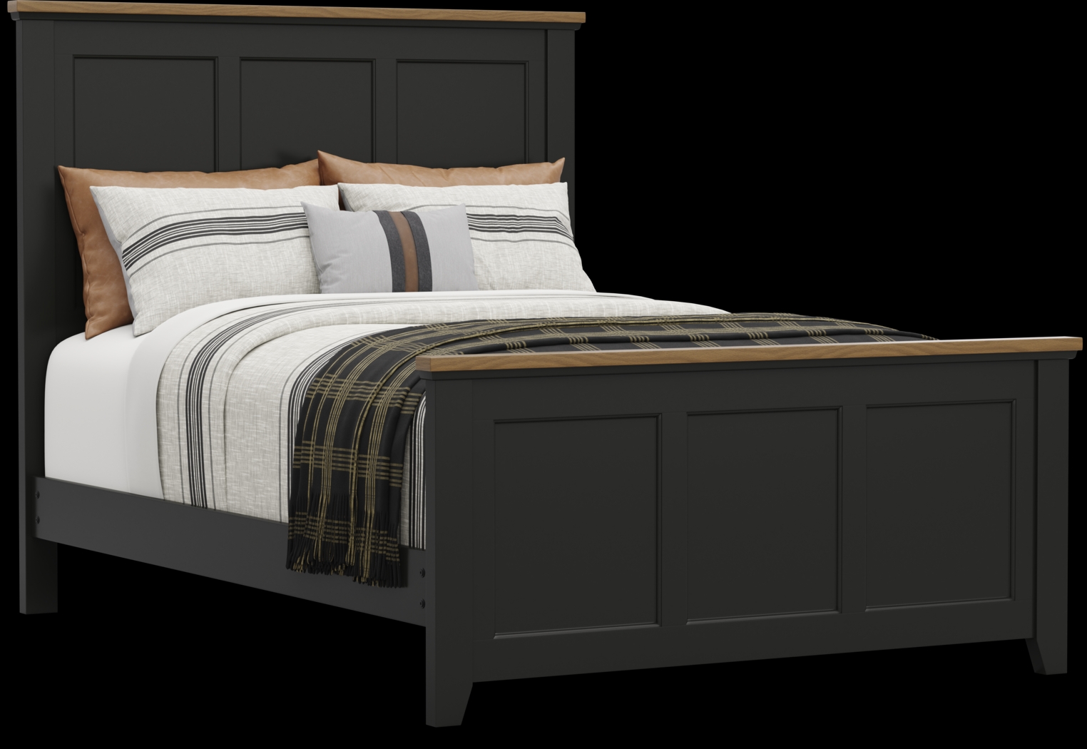 Kids Sugar Hollow Black Full Panel Bedroom - Thumbnail - Image 2