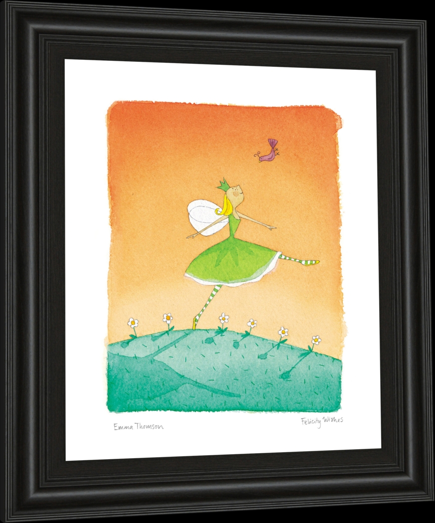 Kids Summer Fairy Orange Artwork - Thumbnail - Image 1