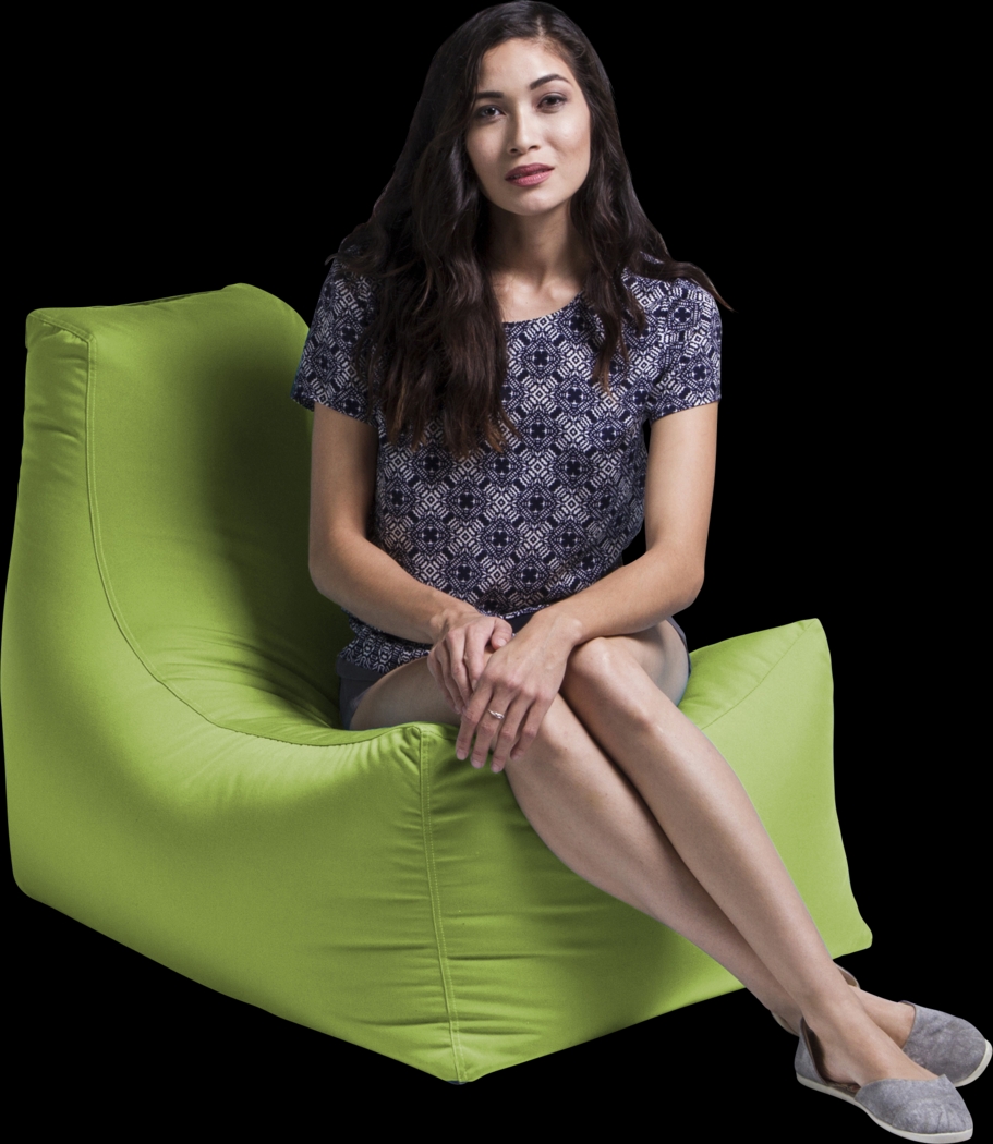 Kids Summerly Green Indoor/Outdoor Bean Bag Chair - Thumbnail - Image 3