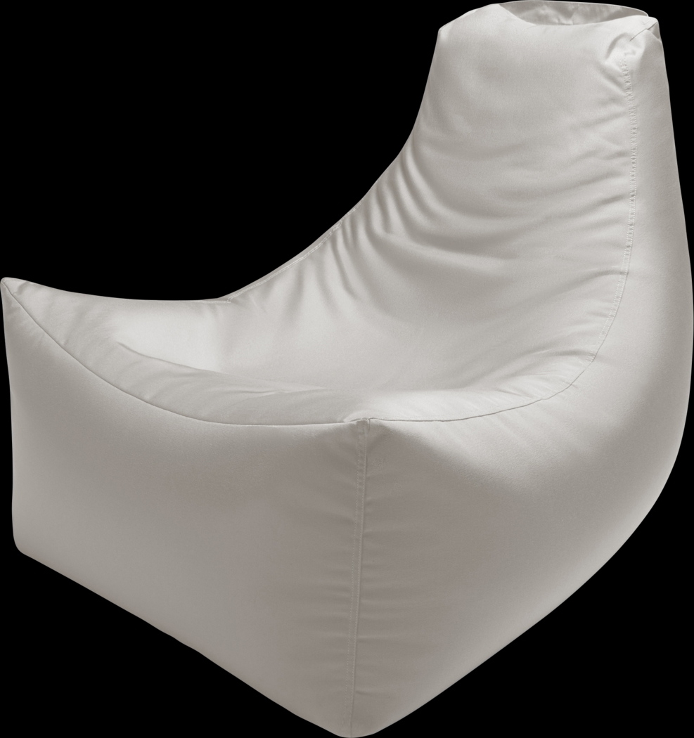 Kids Summerly White Indoor/Outdoor Bean Bag Chair - Thumbnail - Image 1