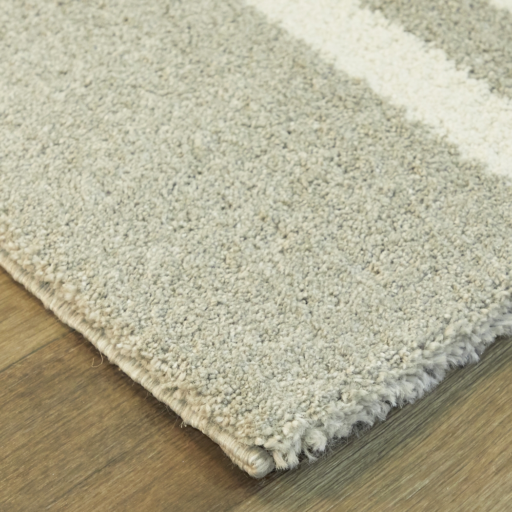 Kids Sun and Shine Light Gray 5'3 x 7' Rug - Thumbnail - Image 4