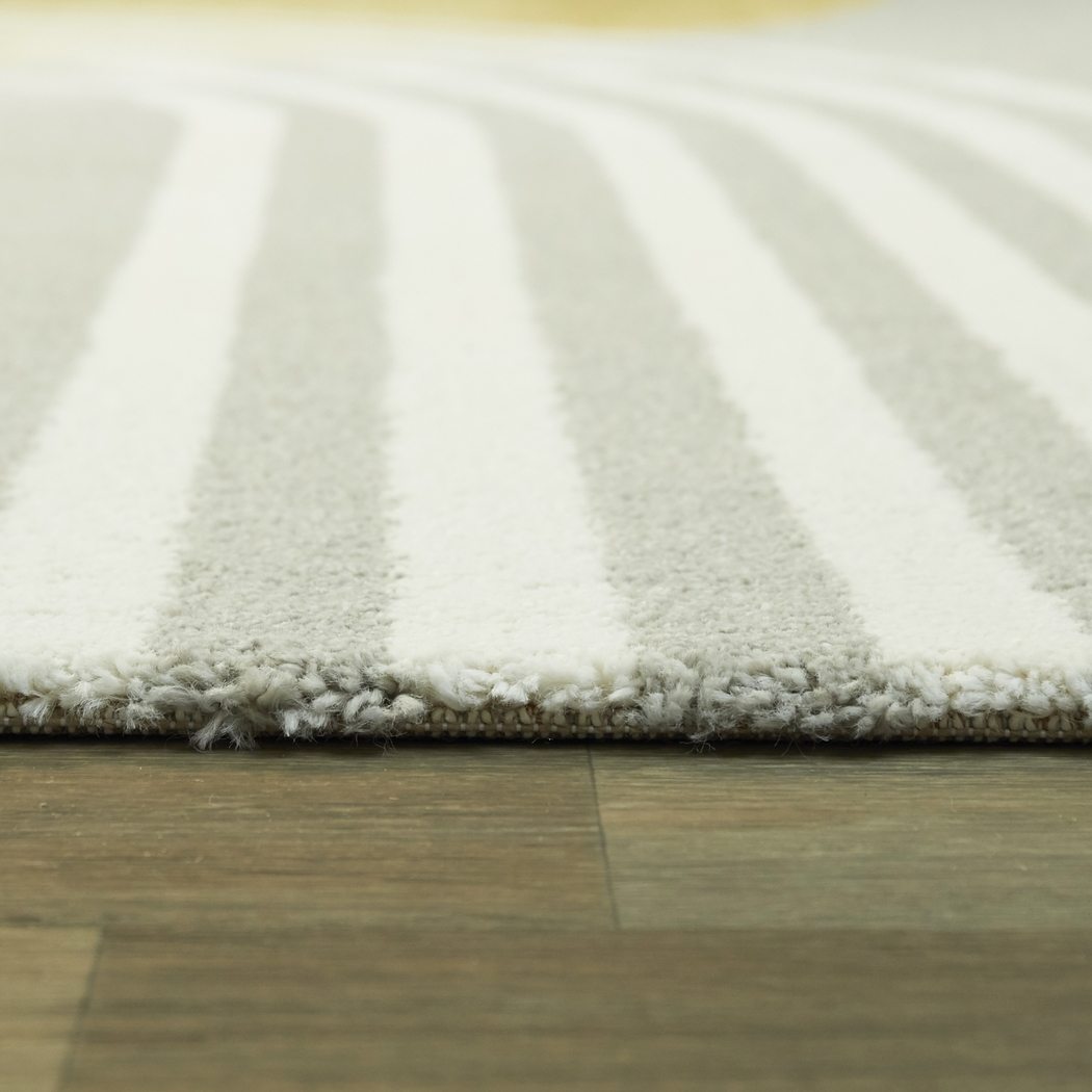 Kids Sun and Shine Light Gray 5'3 x 7' Rug - Thumbnail - Image 5