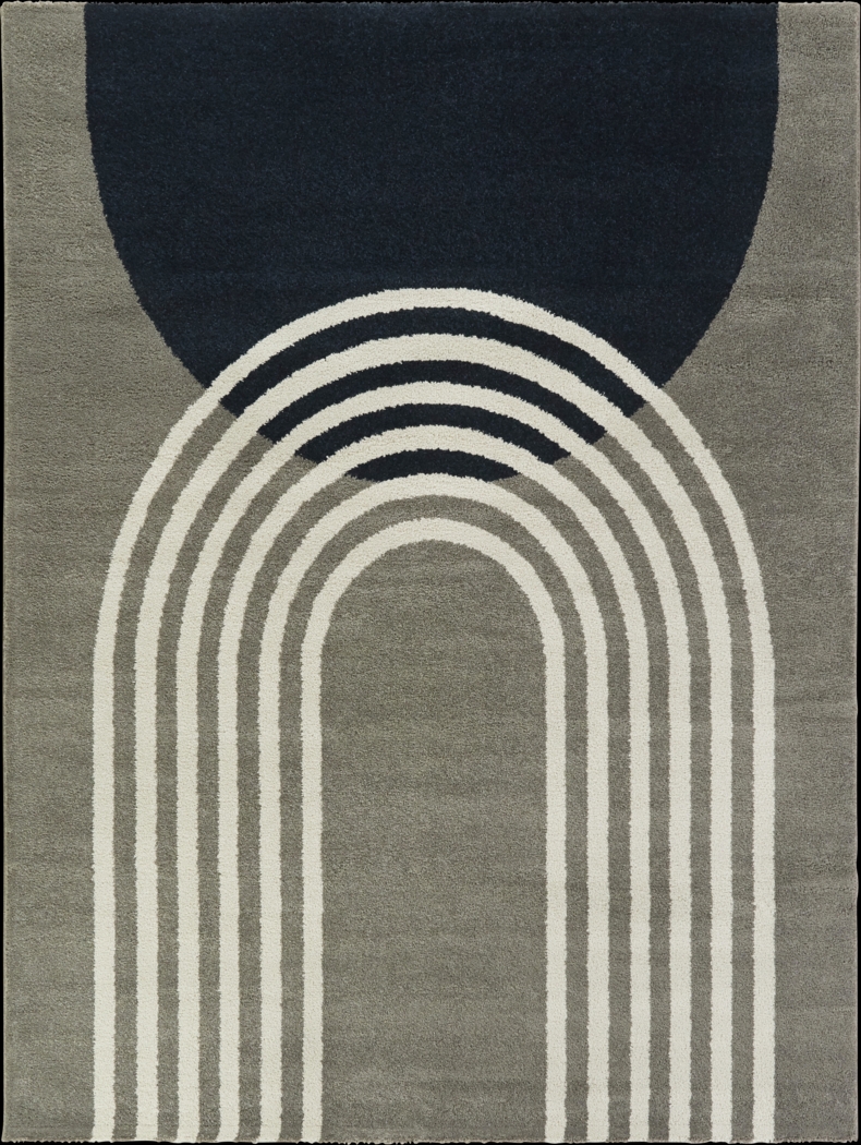 Kids Sun and Shine Taupe 7'10 x 10' Rug - Thumbnail - Image 1