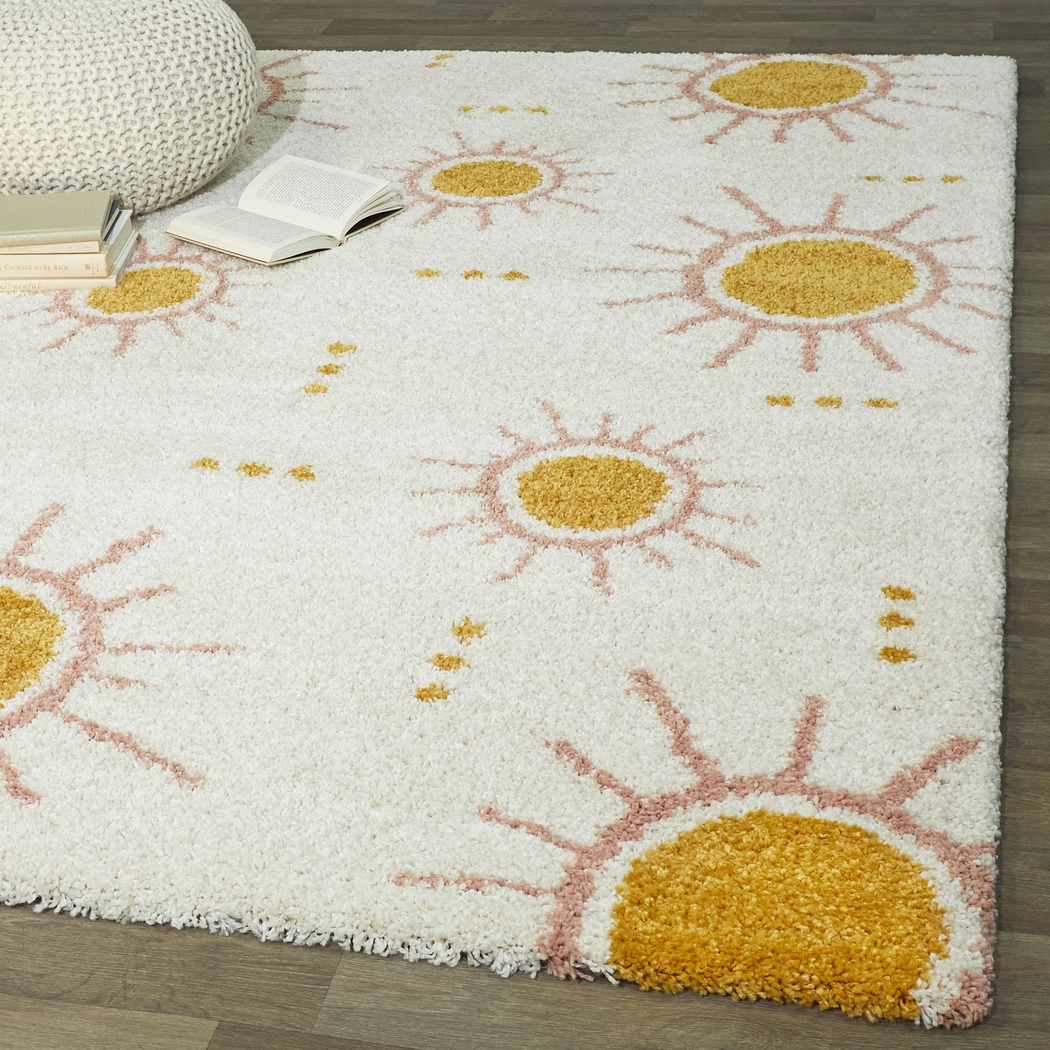 Kids Sun-Days Cream 5'3 x 7' Rug - Thumbnail - Image 2