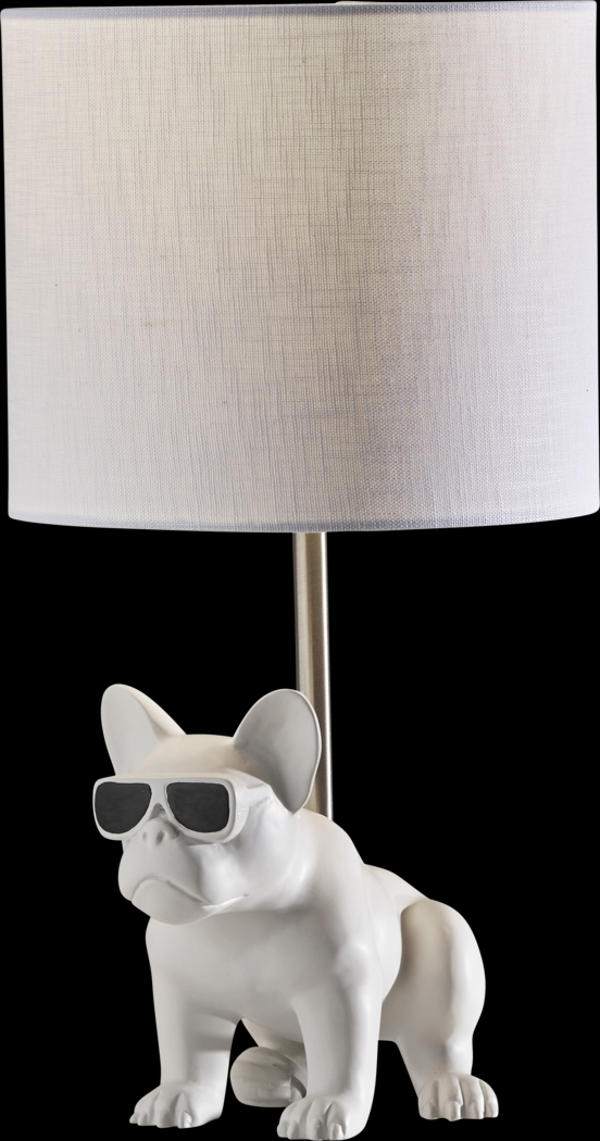 Kids Sunny Dog White Table Lamp - Thumbnail - Image 1