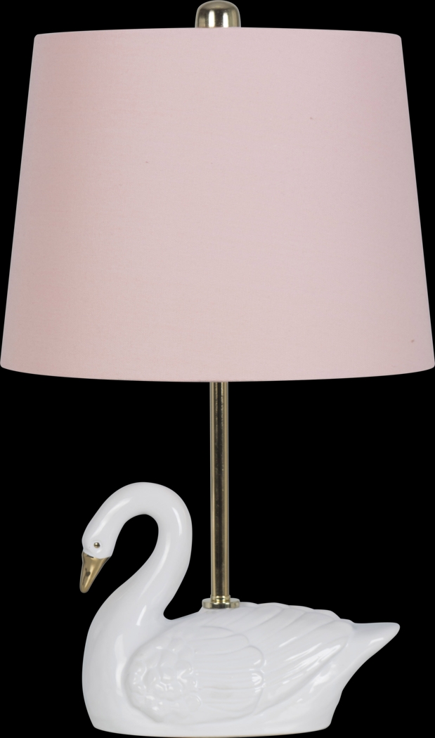 Kids Swan Lake White Lamp - Thumbnail - Image 1