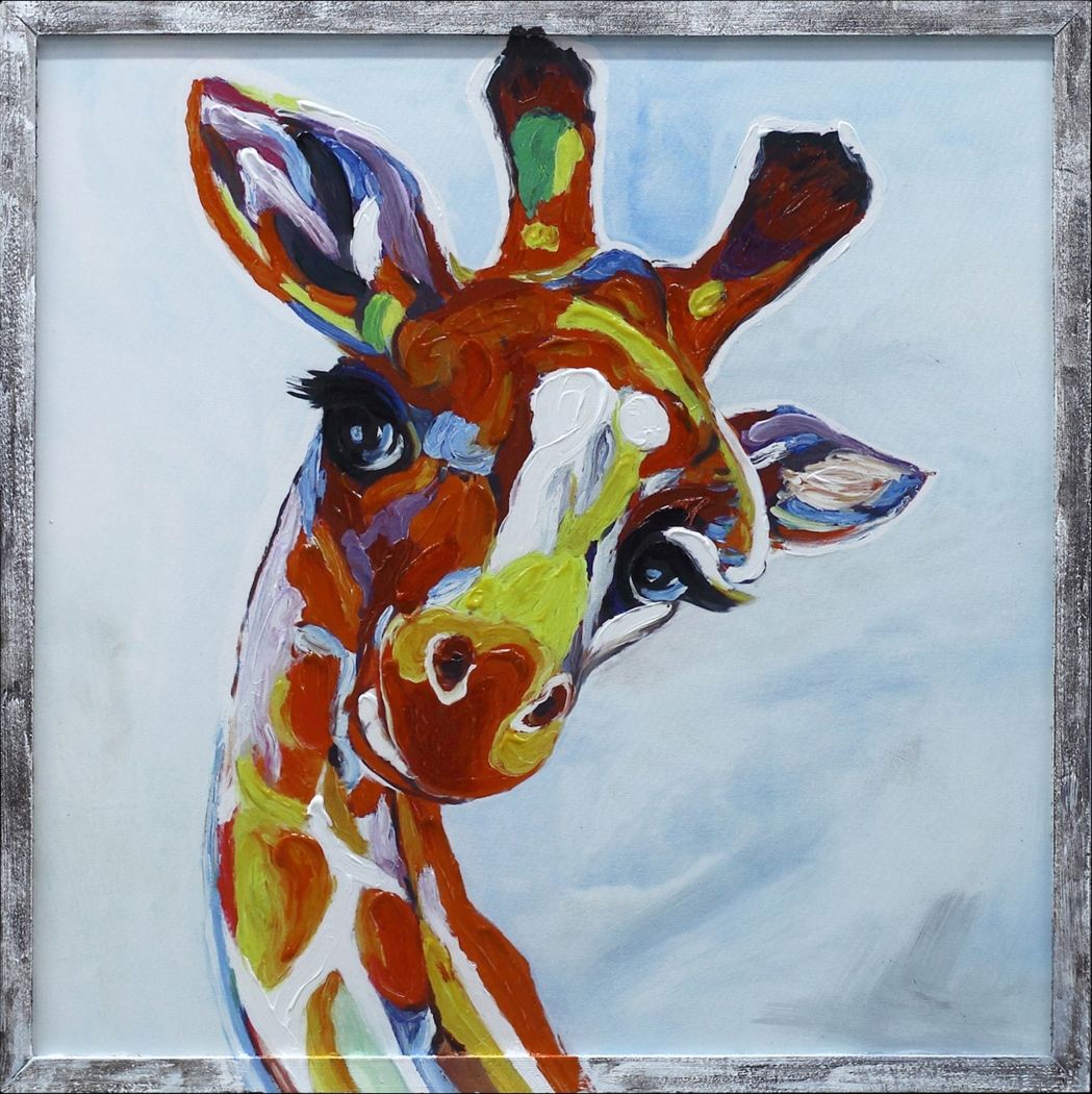 Kids Sweet Giraffe Artwork - Thumbnail - Image 1
