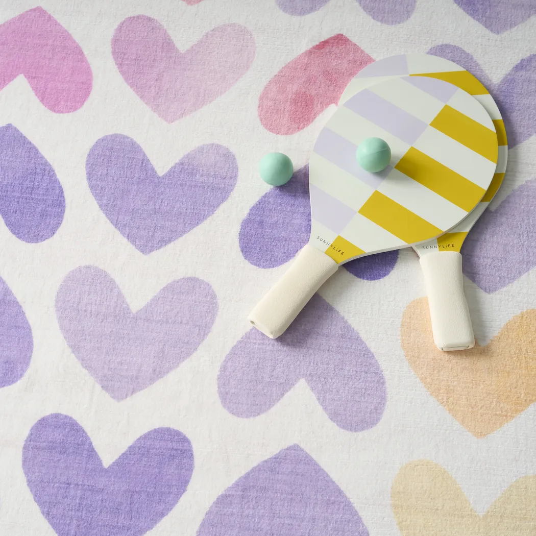 Kids Sweet Hearts Multi 5' x 7' Rug - Thumbnail - Image 4