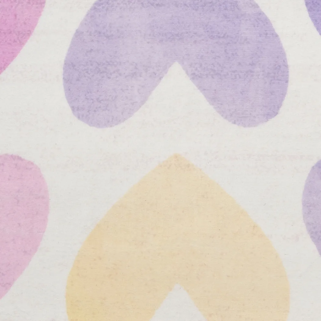 Kids Sweet Hearts Multi 5' x 7' Rug - Thumbnail - Image 5