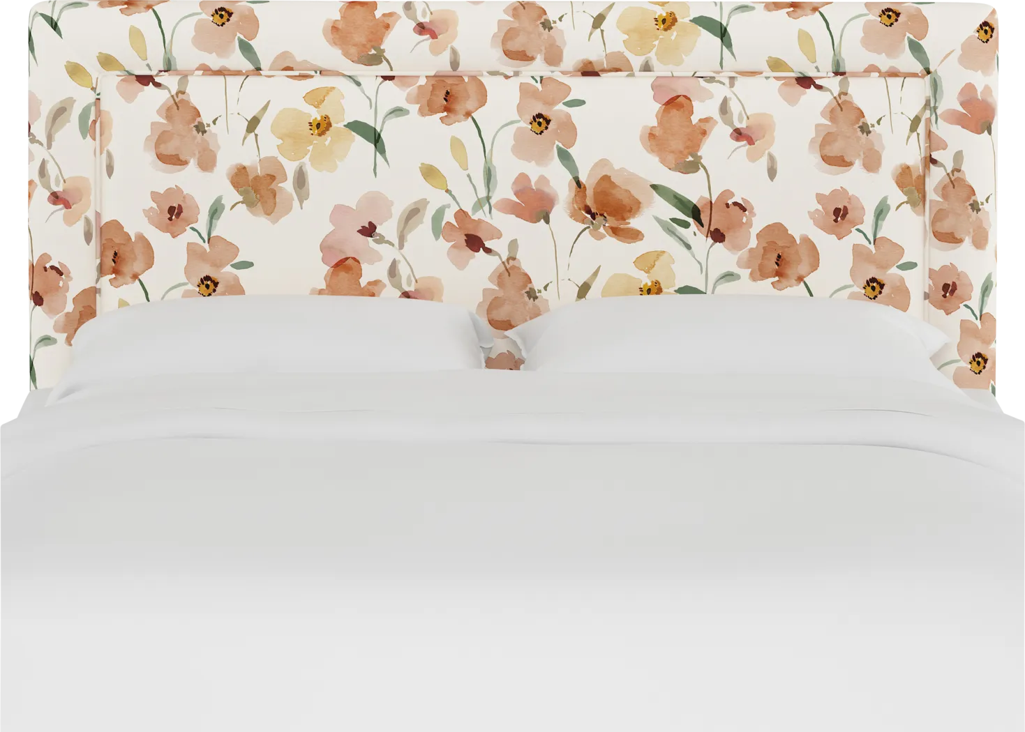 Kids Sweet Plains Cream Full Upholstered Headboard - Thumbnail - Image 1