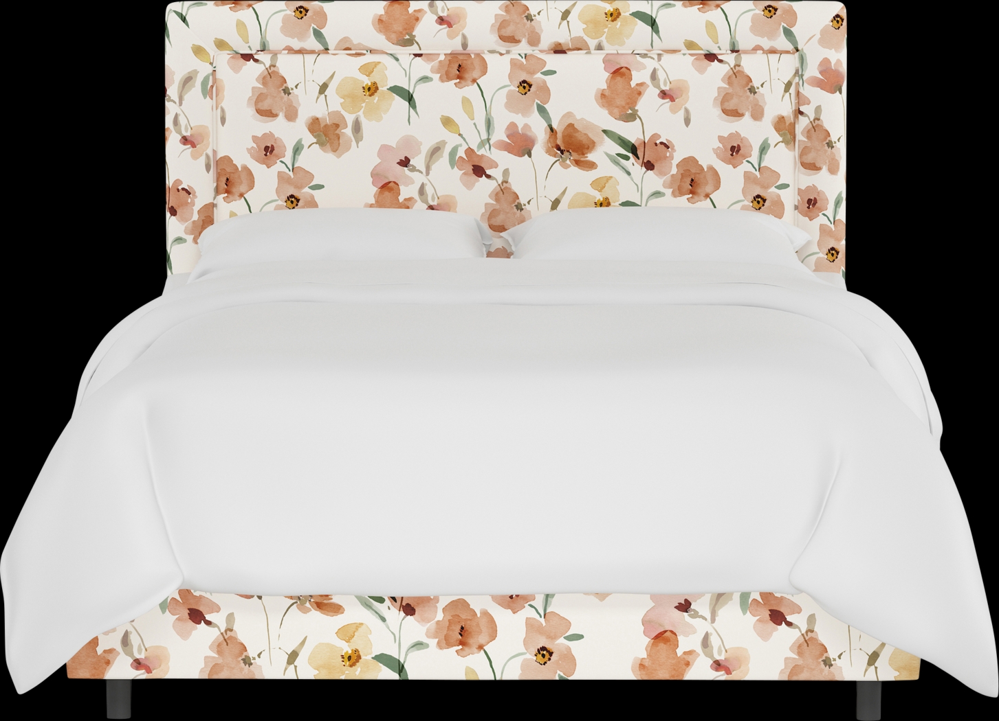 Kids Sweet Plains Cream Twin Upholstered Bed - Thumbnail - Image 1