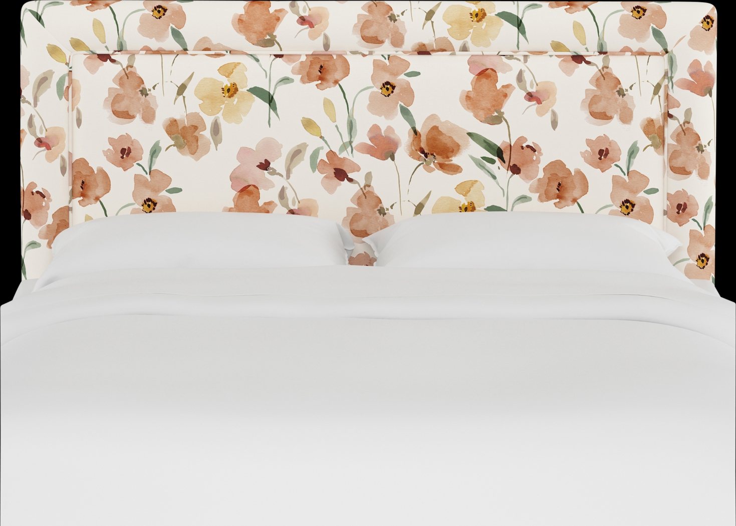 Kids Sweet Plains Cream Twin Upholstered Headboard - Thumbnail - Image 1