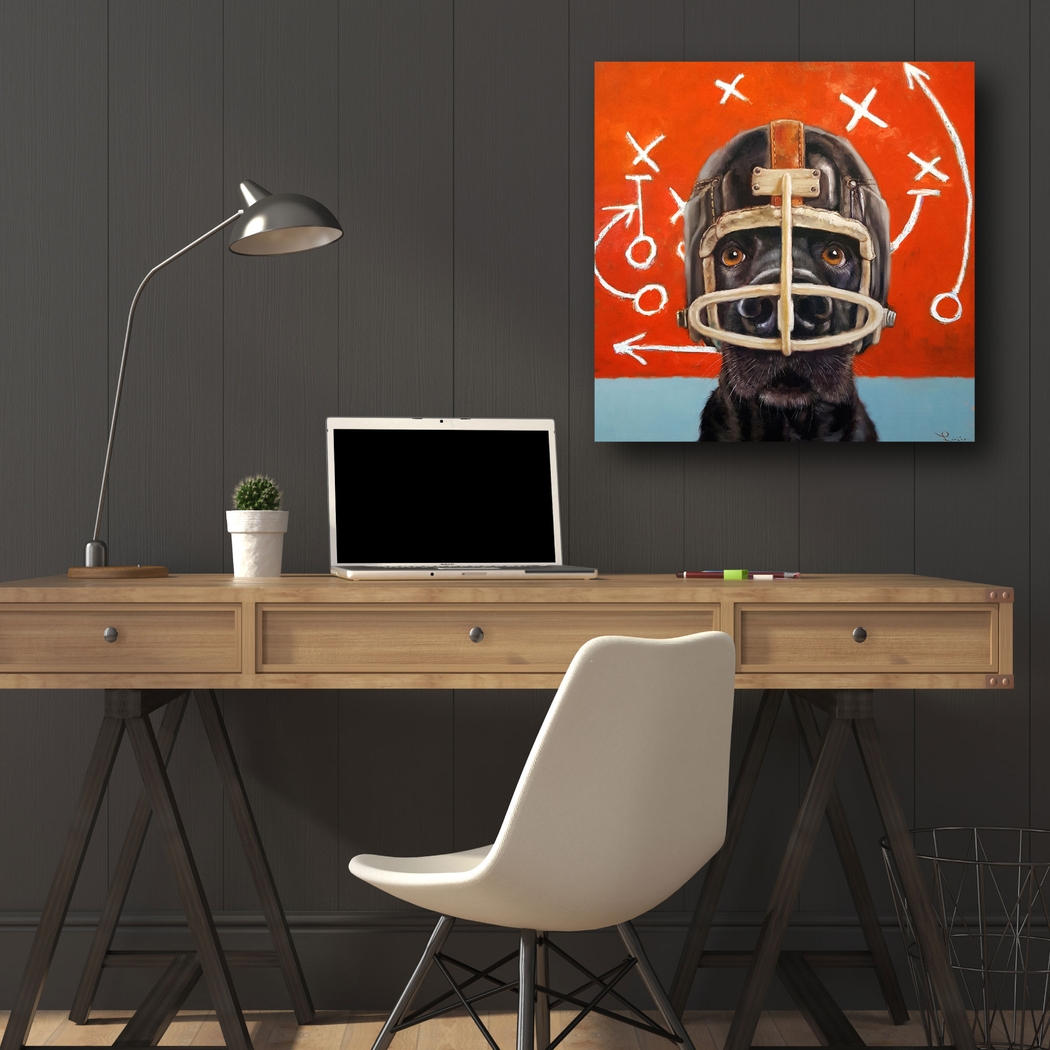 Kids Tackle Pup Red Artwork - Thumbnail - Image 2