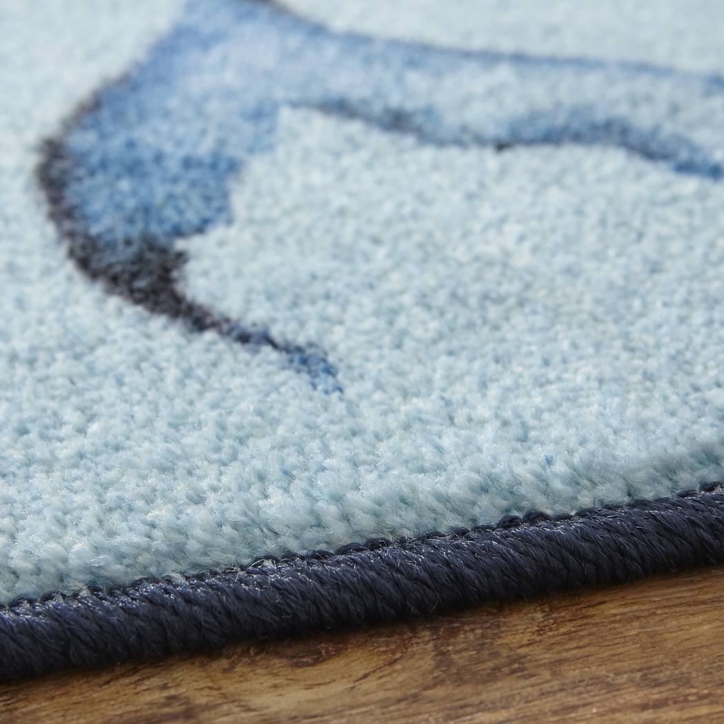 Kids Tales of Deep Blue 3'x 5' Rug - Thumbnail - Image 3