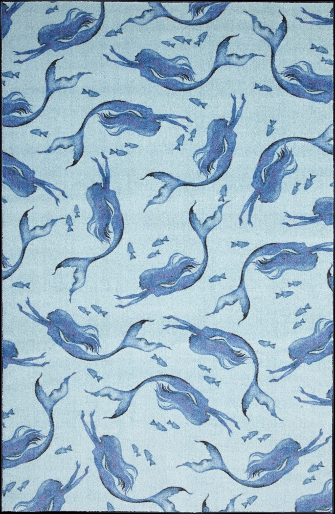 Kids Tales of Deep Blue 3'x 5' Rug - Thumbnail - Image 1