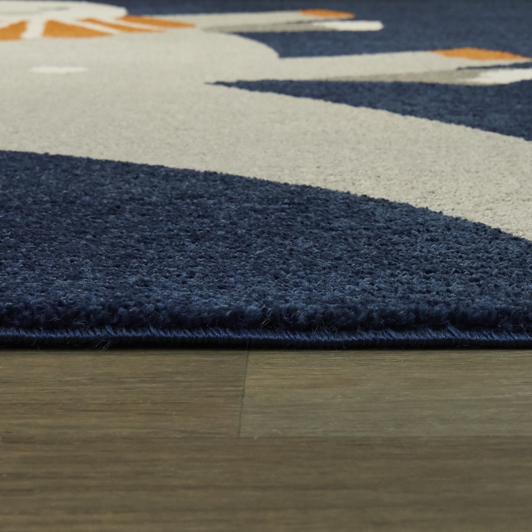 Kids Talheim Blue 3'11 x 5'7 Rug - Thumbnail - Image 5